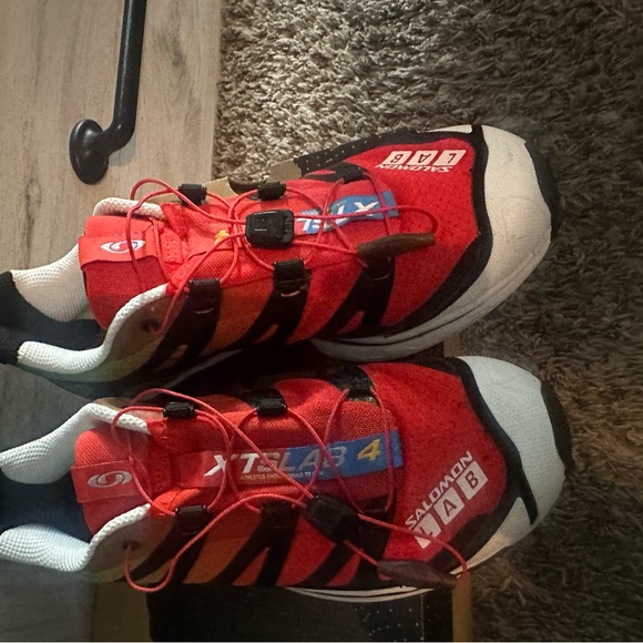 Salomon Red and Green Trail Shoes main image 5